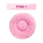 Fluffy Donut Dog Bed | Calming Plush Washable Pet Cushion - Image 9