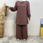Middle East Hijab Style Loose Casual Suit - Image 5