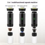 3-in-1 Portable Espresso Machine – USB Rechargeable, 60ml Capacity - Image 3