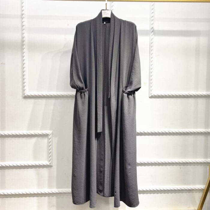 High-Waist Long Skirt Dress with Lace-Up - Image 6