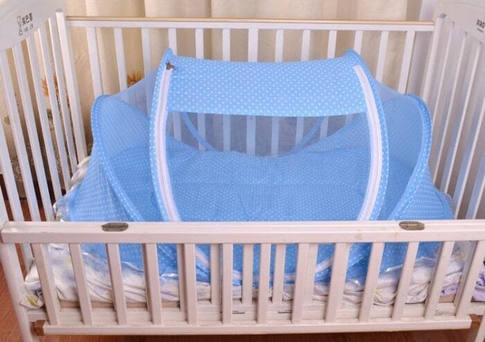 Portable Baby Mosquito Net with Mattress & Pillow - Image 8