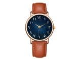 Watch - Dark blue starry dial pattern Arabic numerals scale - Image 4