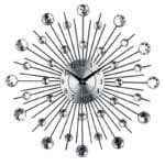 Modern Round Metal Wall Clock – Elegant Decorative Clock for Living Room & Office