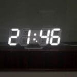 Korean Style LED Electronic Wall Clock – Multifunctional Digital Display