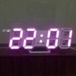 Korean Style LED Electronic Wall Clock – Multifunctional Digital Display - Image 6