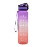 1L Motivational Tritan Water Bottle with Time Marker & Leakproof - Image 9