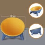 Ergonomic Tilted Pet Bowl with Stand – Anti-Slip, Anti-Chin Blackening, Large Capacity | Stylish Feeding Bowl for Cats, Dogs & Rabbits - Image 3