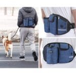 Waist Bag Hands-Free Dog Training Leash – Outdoor Pet Walking Pouch with Food & Water Cup Storage - Image 3