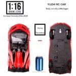 RC-Remote Control Racing Car with LED Lights – Shock Absorption & Heavy-Duty - Image 4