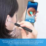 NE3 Wireless Ear Cleaner with 1296P HD Camera & LED Light – Visual Otoscope for Ear Wax Removal - Image 2
