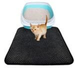 Waterproof Cat Litter Mat – Reusable EVA Pad with Trapped Litter Design, Foldable/Tile Style - Image 2
