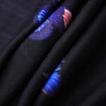 Black Wide Waist Long Sleeve Dress - Image 3