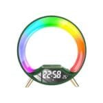 O Light 3-in-1 Wireless Charging Bluetooth Speaker Night Light with Clock & Alarm - Image 7