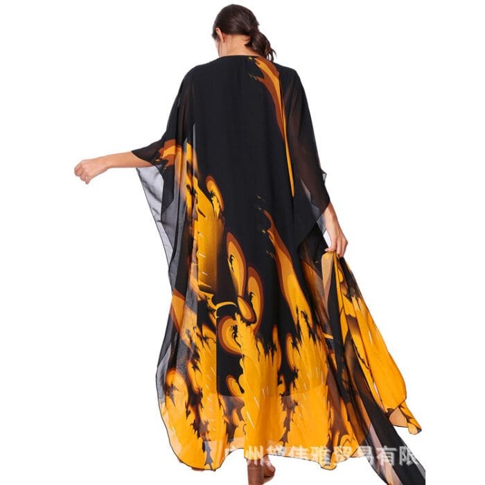 Chiffon Maxi Dress – Beaded, Flowing & Stylish - Image 2
