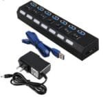 7-Port USB 3.0 High-Speed Hub with LED Switches - Image 3