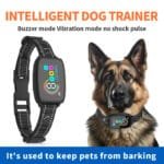 Anti-Bark Dog Collar with AI Technology – Rechargeable, Waterproof, LCD Display | Safe & Humane Training Collar