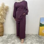 Middle East Hijab Style Loose Casual Suit - Image 4