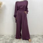 Middle East Hijab Style Loose Casual Suit - Image 10