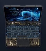 360° Swivel iPad Keyboard Case – Transparent Smart Trackpad - Image 10