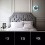 LED Mirror Wall Clock with Alarm, Temperature Display & Adjustable Brightness - Image 6