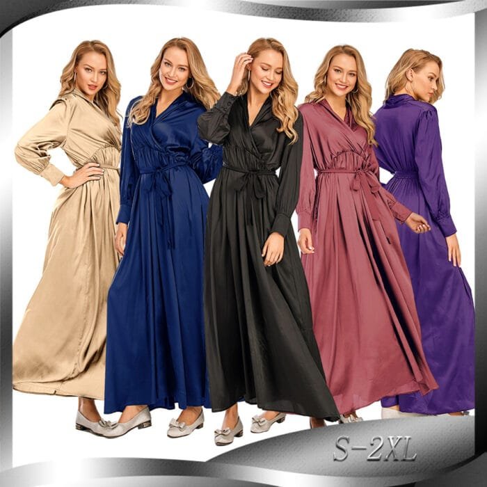Elastic Wrinkle Dress – Versatile and Comfortable - Image 1