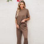 Spring Solid Color Multi-pocket Casual Suit - Image 2