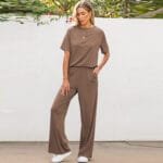 Spring Solid Color Multi-pocket Casual Suit - Image 3