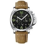 Casual Leather Strap Quartz Watch – Mineral Glass, Alloy Case - Image 5
