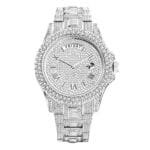 Luxury Full Diamond Quartz Watch for Men - Image 4