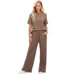 Spring Solid Color Multi-pocket Casual Suit - Image 7