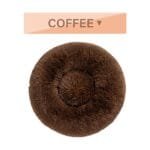 Fluffy Donut Dog Bed | Calming Plush Washable Pet Cushion - Image 8