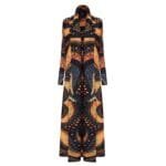 Printed Loose Cardigan Robe