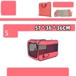 Portable Foldable Pet Travel Carrier Bag – Soft-Sided Car Cage with Locking Zippers, Seatbelt Straps & Accessories - Image 2